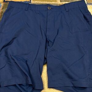 Under Armour Men's Navy Flat Front Shorts